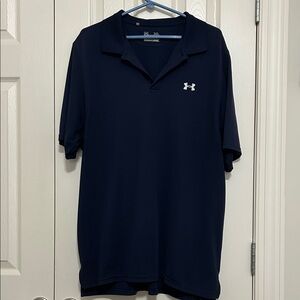 Under Armour Men's Dark Blue Polo Shirt